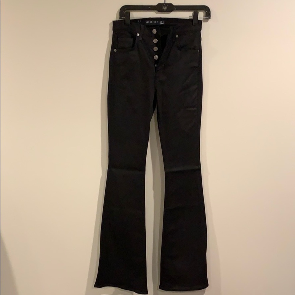 Black high rise jeans